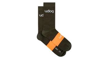 Calcetines udog off road verde naranja