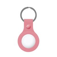 cool llavero silicona rosa compatible con airtag