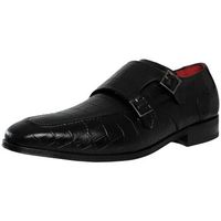 jeffery-west mocasines zapatos monje de cuero para hombre