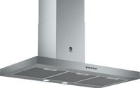 balaycampana decorativa de pared box 90 cm acero inoxidable 3bc095mx