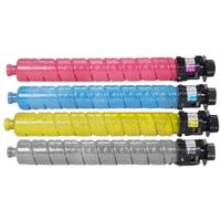 pack 4 toner compatibles con ricoh aficio mp-c306  mp-c307  mp-c406 negro cian magenta  amarillo