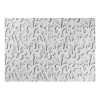 Papel Pintado 3d - White Ornament (200x140 Cm)