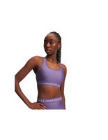 sujetador deportivo de fitness under armour crossback mid mujer morado