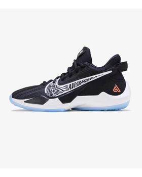 de NIKE NIKE ZAPATILLAS FREAK 2 NEGRO-BLANCO CON DETALLES NEGRO-BLANCO-RESPLANDOR SOLAR-NEGRO APAGADO