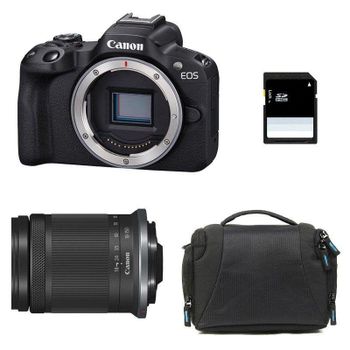 Cámara Mirrorless Canon EOS R50 24,2 MP 6K UHD RF-S 18-150 mm IS STM Bluetooth WiFi