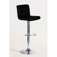 pack 6 taburetes casper de polipiel 1054440 cm - negro