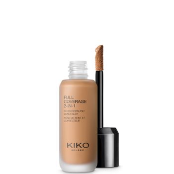 KIKO Milano Full Coverage 2-in-1 Foundation and Concealer 25ml (Various Shades) - 105 Warm Beige