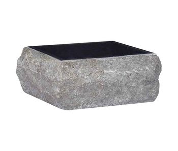 Vidaxl lavabo mármol negro 30x30x13 cm