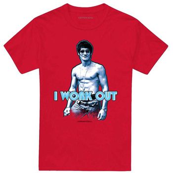 Bruce Lee Camiseta I Works Out para hombre