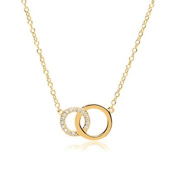 Cadena de plata 925 IPold círculos