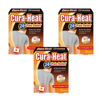 Cura-Heat Back & Shoulder 3s