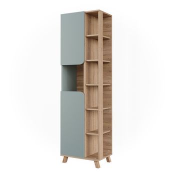 Armario De Baño Karen 50 X 175 Cm Con 2 Puertas Vicco