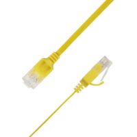 cable de red linkit flat cat6a 35 m amarillo