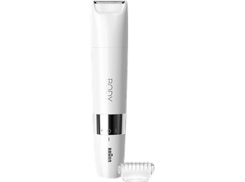 Afeitadora corporal - Braun BS1000, Cortapelos corporal, Resistente al agua, Autonomía 60 min, Blanco