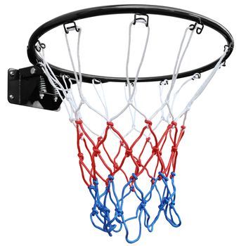 Aro De Baloncesto - Repuesto Para Canasta - Hierro - Negro (45.72x45.72cm)