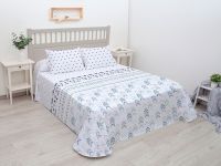 colcha reversible unifabrics edwin  cojines