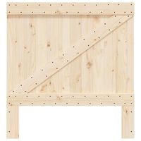 cabecero cama mueble de dormitorio de madera maciza de pino 100 x 104 cm marron m020006569