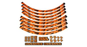 Kit de ruedas race face pegatinas naranja