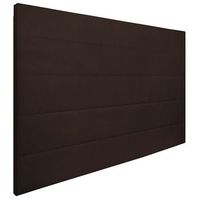 cabecero tapizado gio  cabezal acolchado  tapizado en polipiel de alta gama  color chocolate  medida 155x110x5cm cama 150160 cm