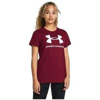 under armour camiseta manga larga logo rival dua para mujer
