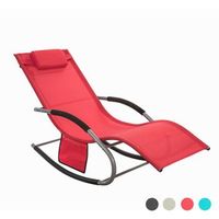 jardin mecedora con reposapies tumbona ergonomica
