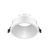 aro empotrable inteca pc redondo al52xd94cm policarbonato pc blanco