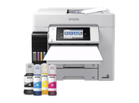 impresora tinta - epson ecotank pro et-5885 wi-fi multifuncion a4 fax pantalla tactil adf blanco