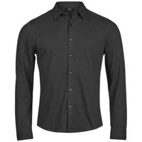 tee jays camisa manga larga luxury para hombre