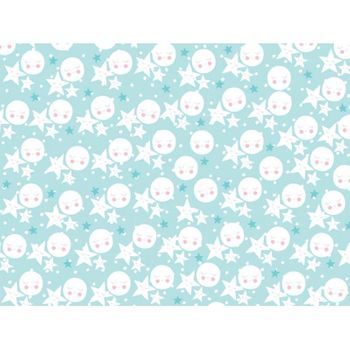 Fotomural Vinilo Infantil Lunas Estrellas 400 X 300 Cm