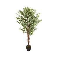 planta artificial  arbol artificial ficus plastico verde hjh office