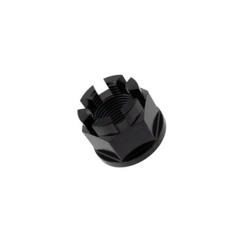 Tuerca de husillo de rueda M18x1.5 inox negro