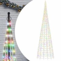 arbol de navidad 3000 led colores 800 cm vidaxl