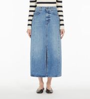 weekend max mara para mujer 2515101061600 falda denim gesso azul 48 casual algodon