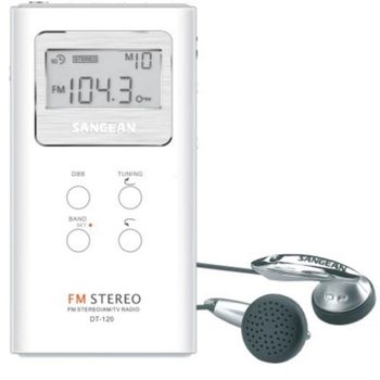 Radio Portátil Sangean DT-120 Digital AM/FM LCD