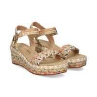alma en pena sandalias cuna mujer - beige talla 40