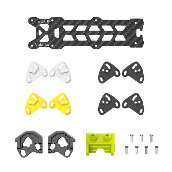 Kit de piezas de actualización de marco FlyfishRC Volador II VX3.5 O4 con placa superior para dron de carreras FPV de 3.