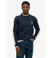 superdry para hombre m2014281a sudadera athletic club crew marino s casual algodon
