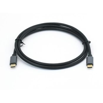 Cable USB 3.2 Gen 2 C a C Equip 1 m 10 Gbps PD 100 W Negro