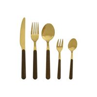cuberteria set 20 inox abs 17x7x24 2mm dorado
