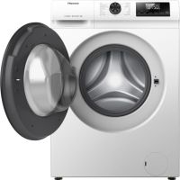 lavadora hisense wf1q8041bw 8kg carga frontal 1400rpm a blanca led inverter vapores