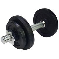 tunturi dumbbellset 10kg 1 bar screw