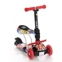 patinete infantil con asiento smart grafitti de lorelli