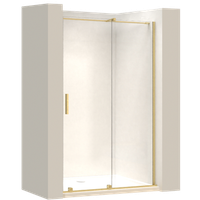 puerta de ducha rea montana 110 brush gold