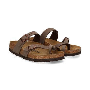 Birkenstock Sandalias Planas Mujer - Marrón Talla 38r