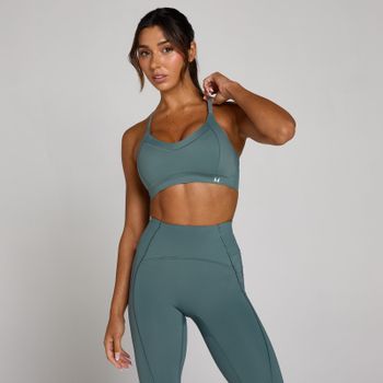 Sujetador deportivo espalda nadador Tempo Ultra para mujer de MP - Azul futuro - S