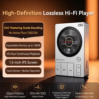 reproductor de audio hi-fi superior reproduccion dsd256 chip ess9018 teclas estilo piano 45 horas 32 bits 192 khz reproductor mp3flacapewav 32 gb