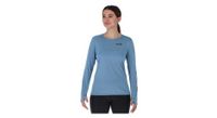 camiseta de manga larga para mujer inov 8 performance azul