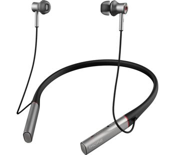 Dual Driver BT ANC Wireless Bluetooth Noise-Cancelling Earphones - Silver, Silver