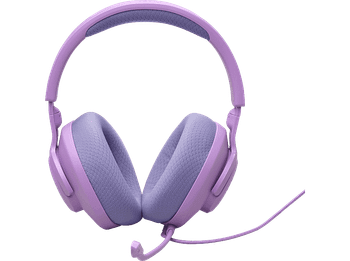 Auriculares gaming - JBL Quantum 100M2, Circumaurales, Diadema con cable, Micrófono, Morado