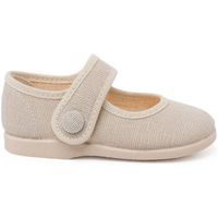 pisamonas bailarinas merceditas lino adorno boton para nina